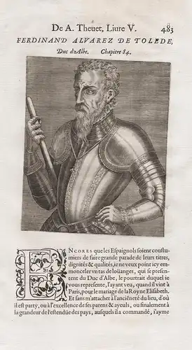 Ferdinand Alvarez de Tolede - Fernando Alvarez de Toledo (1507-1582) Alba general Portrait