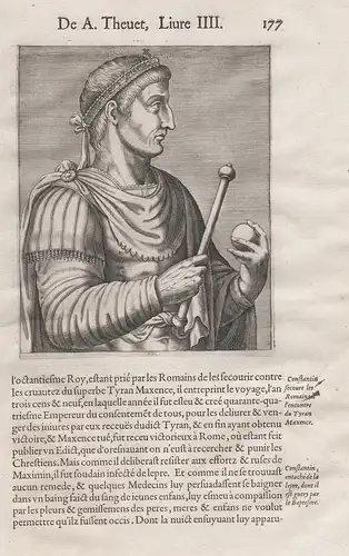 Constantine the Great (c.272-337) Konstantin der Große Kaiser emperor Roman Römischer empire antiquity Altertu