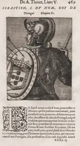 Sebastien, I. du Nom, Roy de Portugal - Sebastian of Portugal (1554-1578) King roi König Portrait