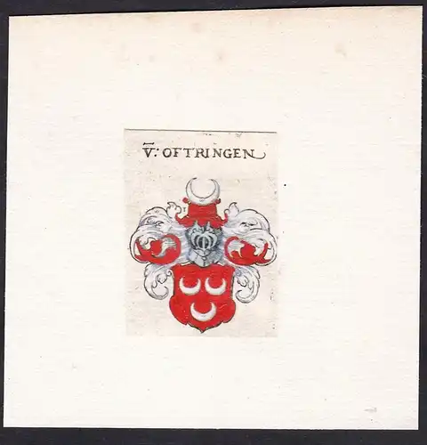 V: Oftringen - Von Oftringen Wappen Adel coat of arms heraldry Heraldik