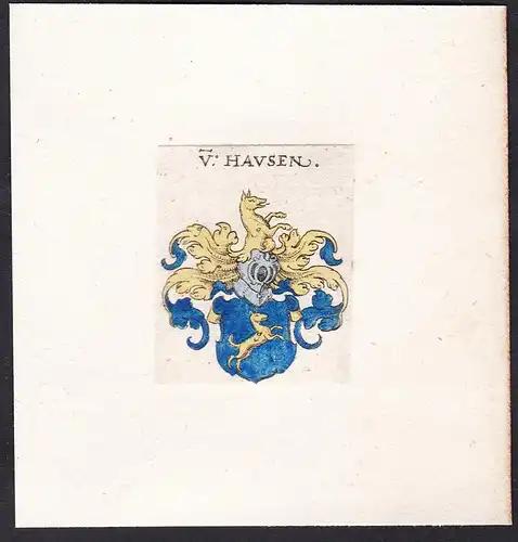 V: Hausen - Von Hausen Wappen Adel coat of arms heraldry Heraldik