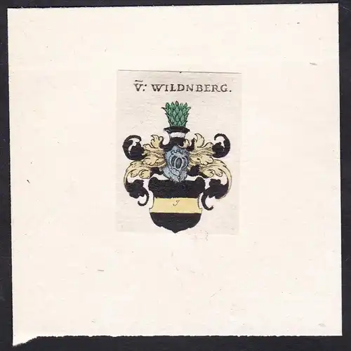 V: Wildnberg - Von Wildnberg Wildenberg Wappen Adel coat of arms heraldry Heraldik