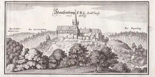 Staufenburg F.B.L. Ambthauss und Schloss - Burg Stauffenburg Seesen-Münchehof LK Goslar  Niedersachsen