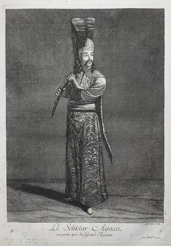 Le Seliktar-Agassi, ou porte epee du Grand Seigneur - Seliktar-Agassi Ottoman Empire Supreme-Weapon-Bearer Sta
