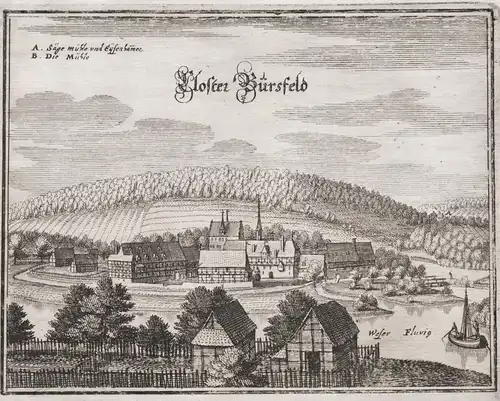 Closter Bürsfeld - Bursfelde Göttingen Niedersachsen Hemeln