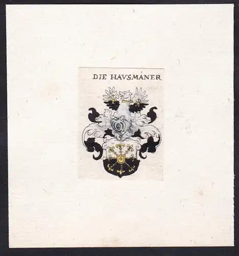 Die Hausmäner - Hausmänner Hausmäner Hausman Wappen Adel coat of arms heraldry Heraldik
