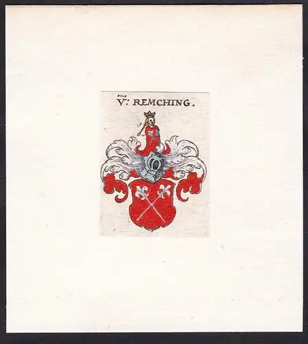 V: Remching - Remching Wappen Adel coat of arms heraldry Heraldik