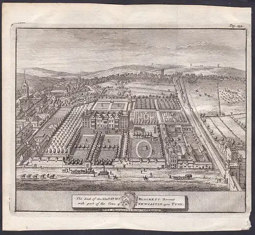 The Seat of the Honorable Sr. Wm. Blackett Baronet... - Anderson Place Newcastle upon Tyne William Blackett En