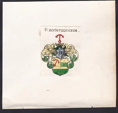 V: Bechtolsheim - Bechtolsheim Wappen Adel coat of arms heraldry Heraldik