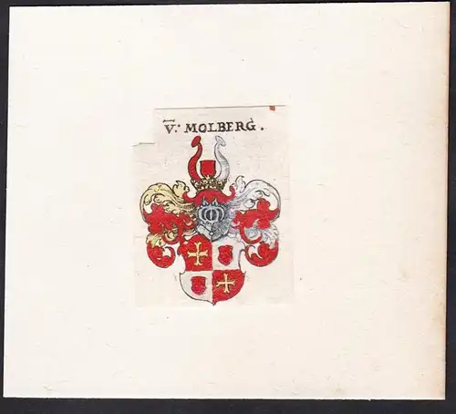 V: Molberg - Molberg Wappen Adel coat of arms heraldry Heraldik