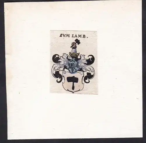 Zum Lamb - Lamb Lamm Wappen Adel coat of arms heraldry Heraldik