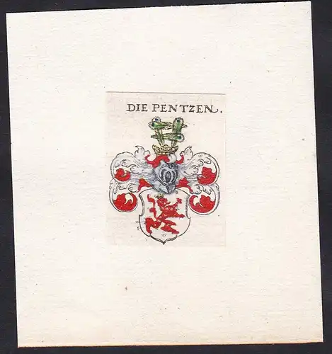 Die Pentzen - Pentz Wappen Adel coat of arms heraldry Heraldik