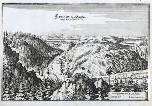 Eissenhütten zum Rubelandt Sampt der Buhmans Höhle - Rübeland Oberharz Brocken Harz Sachsen-Anhalt