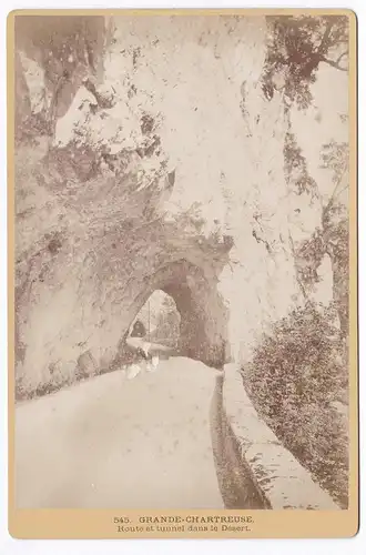 Grande-Chartreuse - Route et tunnel dans le Desert - tunnel Isere Auvergne-Rhone-Alpes Foto Photo Fotografie p