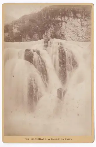 Sassenage - Cascade du Furon - Isere Auvergne-Rhone-Alpes Foto Photo Fotografie photograph albumen