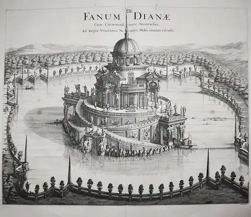 Fanum Dianae - Venaria Reale Tempio di Diana Piemonte architecture Architektur veduta Italia Italy Italien inc