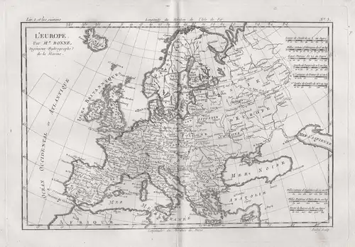 L'Europe. - Europe Europa Kontinent continent Karte map