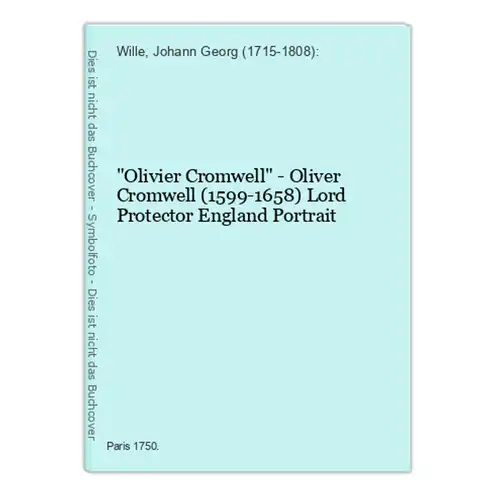 Olivier Cromwell - Oliver Cromwell (1599-1658) Lord Protector England Portrait