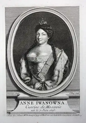 Anne Iwanowa - Anna Iwanowna of Russia (1693-1740) Kaiserin Zarin Empress Russland Russia Portrait