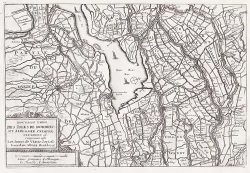 Nouvelle Table des Isles de Dordrecht. Alblasser. Crimper. Clundert etc. - Dordrecht Breda Gorinchem Oosterhou