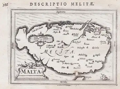 Malta - Malta island Insel ile Malte map Karte carte