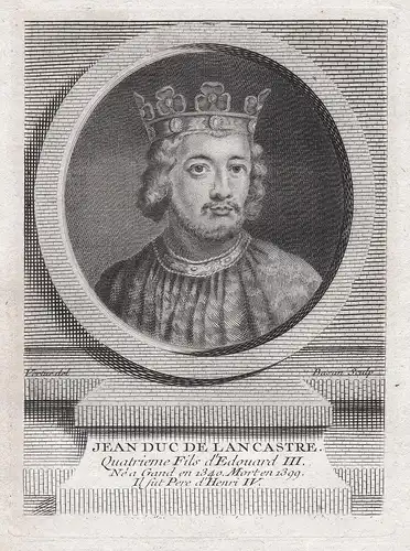 Jean Duc de Lancastre - John of Gaunt, 1. Duke of Lancaster (1340-1399) Portrait