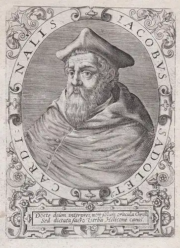 Iacobus Sadolet Cardinalis - Jacopo Sadoleto (1477-1547) Italian Renaissance cardinal humanist Portrait