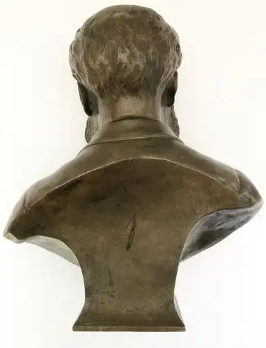 Bronze-Büste von Charles Gounod (französischer Komponist, 1818-1893). French composer.