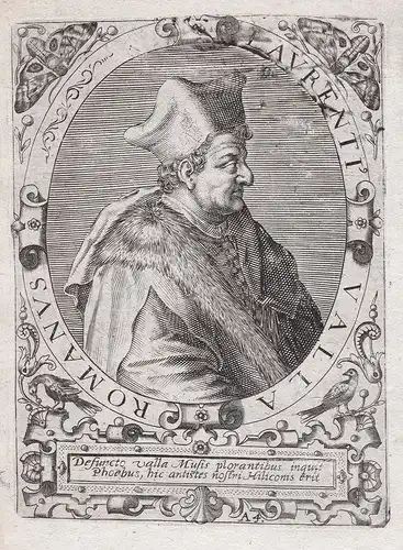 Laurenti Valla Romanus - Lorenzo Valla (1407-1457) Italian Renaissance humanist scholar Portrait