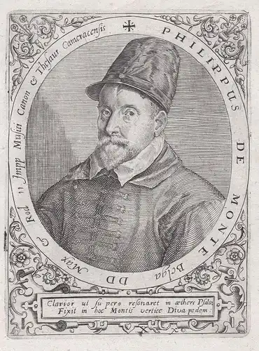 Philippus de Monte - Philippe de Monte (1521-1603) Komponist composer Sänger singer musician Music Musik Renai