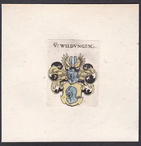 V. Wildungen - Wappen Adel coat of arms heraldry Heraldik