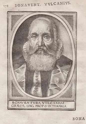 Bonaventura Vulcanius - Bonaventura Vulcanius (1538 - 1614) humanist professor at the University of Leiden Hol