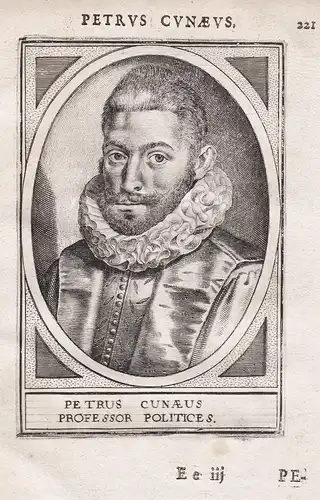 Petrus Cunaeus - Petrus Cunaeus (1586-1638) Dutch scholar Professor at the University of Leiden Holland Portra