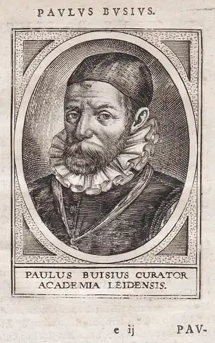 Paulus Buisius - Paulus Buys (1531-1594) Leiden University lawyer Holland Portrait