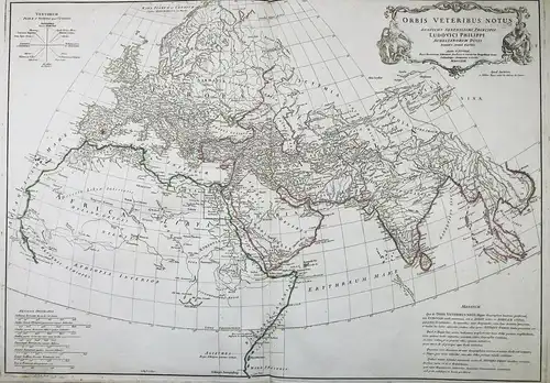 Orbis Veteribus Notus - Old World Map Weltkarte Alte Welt Europe Asia Africa