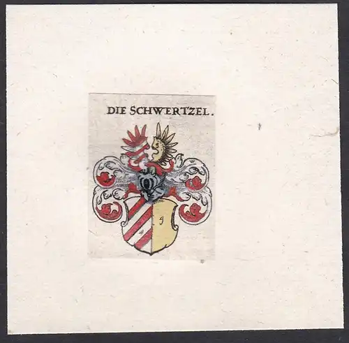 Die Schwertzel - Schwertzell Wappen Adel coat of arms heraldry Heraldik