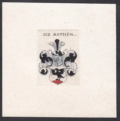 Die Rothen - Roth Rot Roden Wappen Adel coat of arms heraldry Heraldik