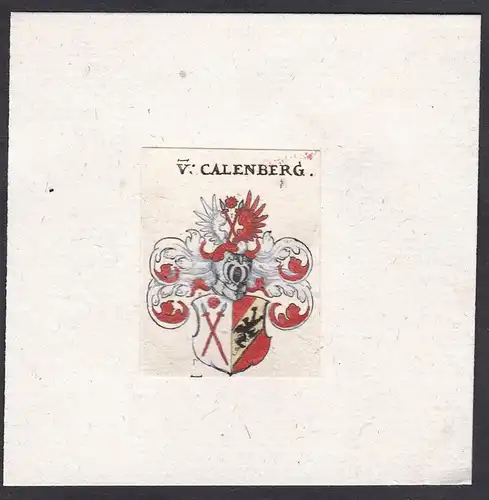 V. Calenberg - Callenberg Wappen Adel coat of arms heraldry Heraldik