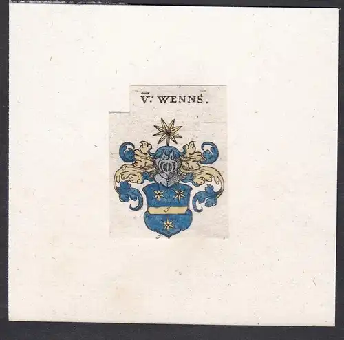 V. Wenns - Wenn Wappen Adel coat of arms heraldry Heraldik