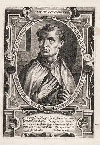 S. Ioannes Columbinus - Giovanni Colombini (1304-1367) Gründer des Ordens der Jesuaten Founder of the Congrega