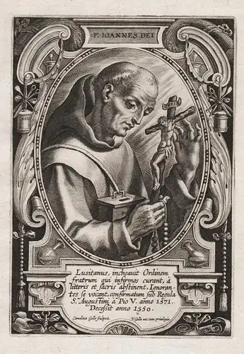F. Ioannes Dei - Johannes von Gott (c.1495 - 1550) Juan de Dios John of God Heiliger Saint Sainte