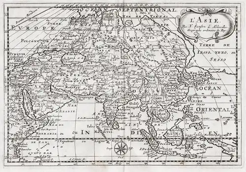 L'Asie - Asia Asie Asien China Japan continent Kontinent carte map Karte