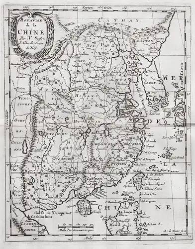 Royaume de la Chine - China Chine Korea carte map Karte