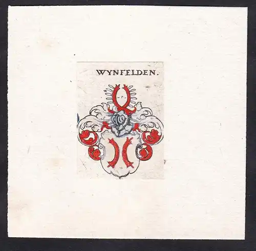 Wynfelden - Weinfelden Wappen Adel coat of arms heraldry Heraldik