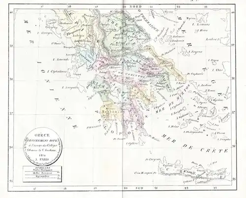 Grece Proprement Dite - Greece Griechenland Morea Peloponnes Peninsula