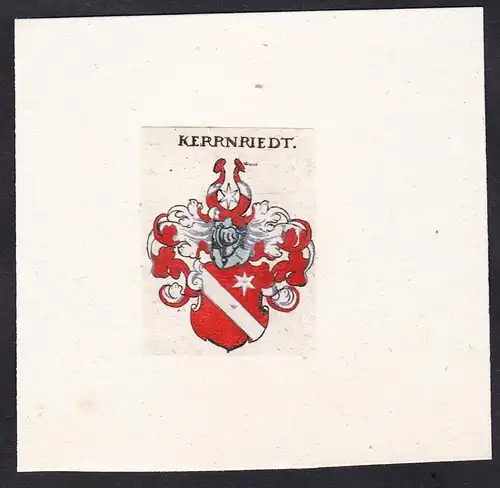 Kerrnriedt - Kernenried Wappen Adel coat of arms heraldry Heraldik