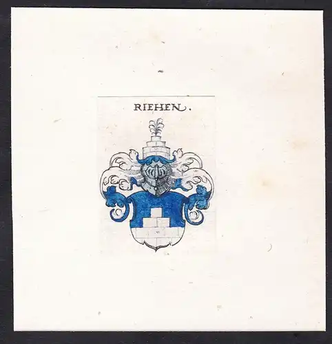 Riehen - Wappen Adel coat of arms heraldry Heraldik