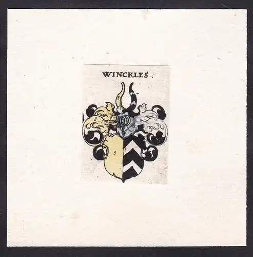 Winckles - Winkles Winkle Winkel Wappen Adel coat of arms heraldry Heraldik