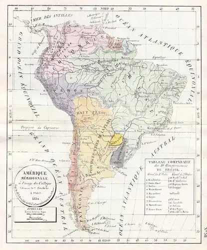 Amerique Meridionale - South America Südamerika Argentina Brasil Chile Colombia