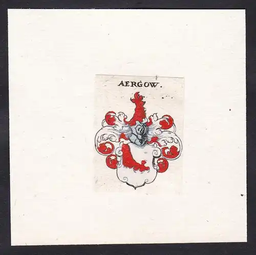Aergow - Aergou Wappen Adel coat of arms heraldry Heraldik